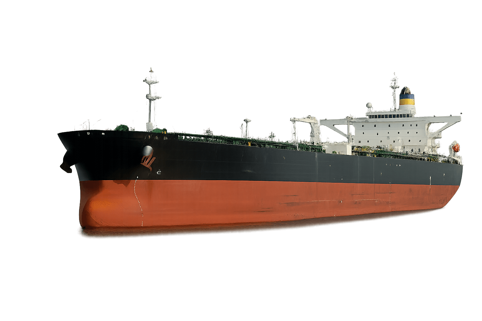 Night refueling at sea